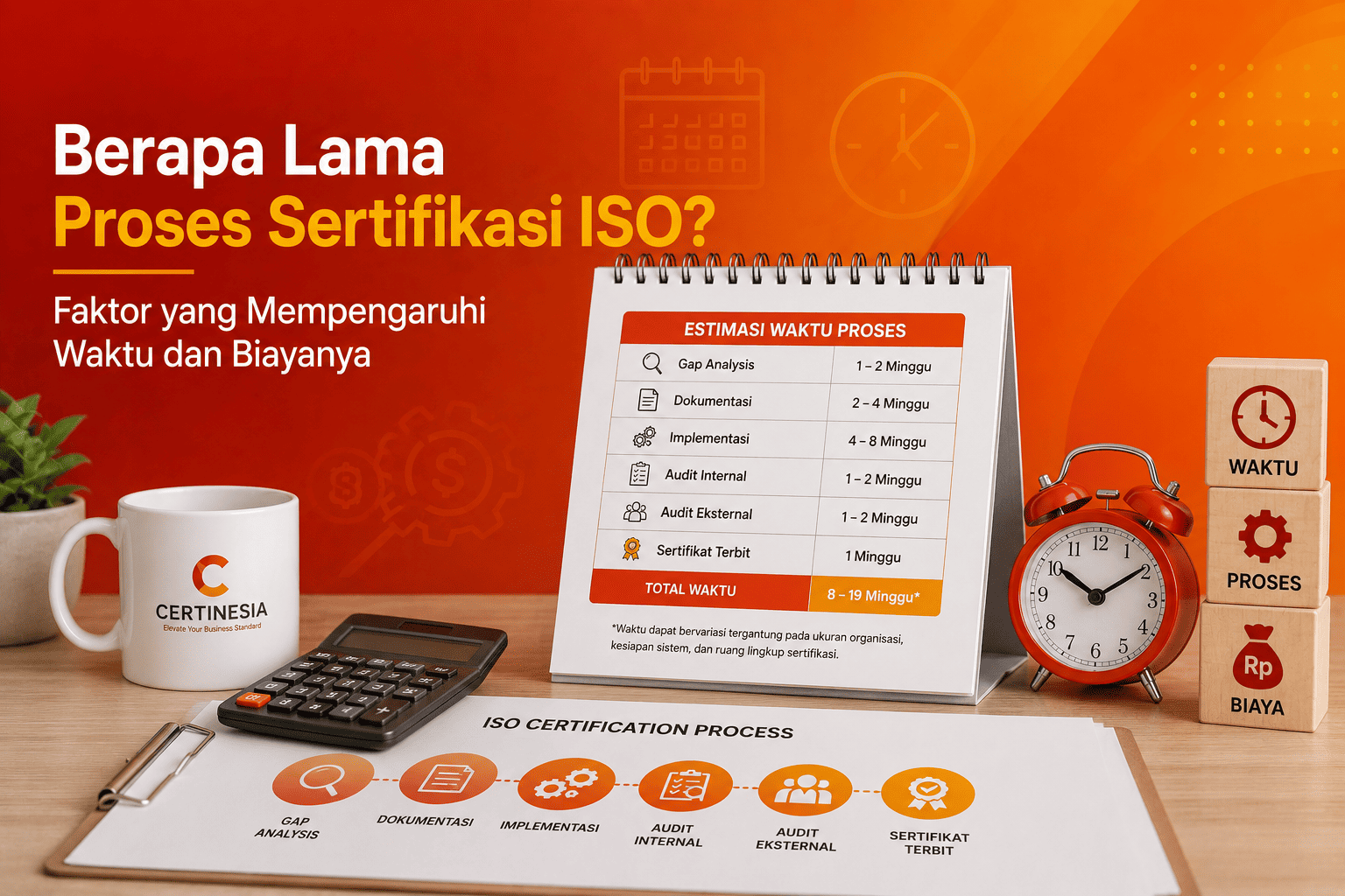 Berapa Lama Proses Sertifikat ISO? Faktor yang Mempengaruhi Waktu dan Biayanya