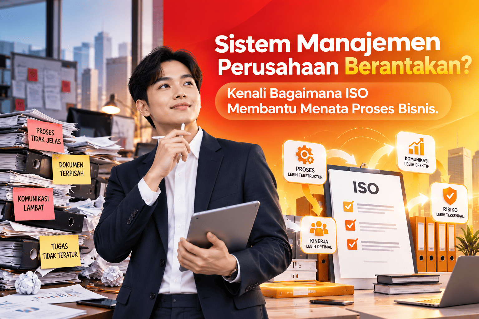 Sistem Manajemen Perusahaan Berantakan? Kenali Bagaimana ISO Membantu Menata Proses Bisnis
