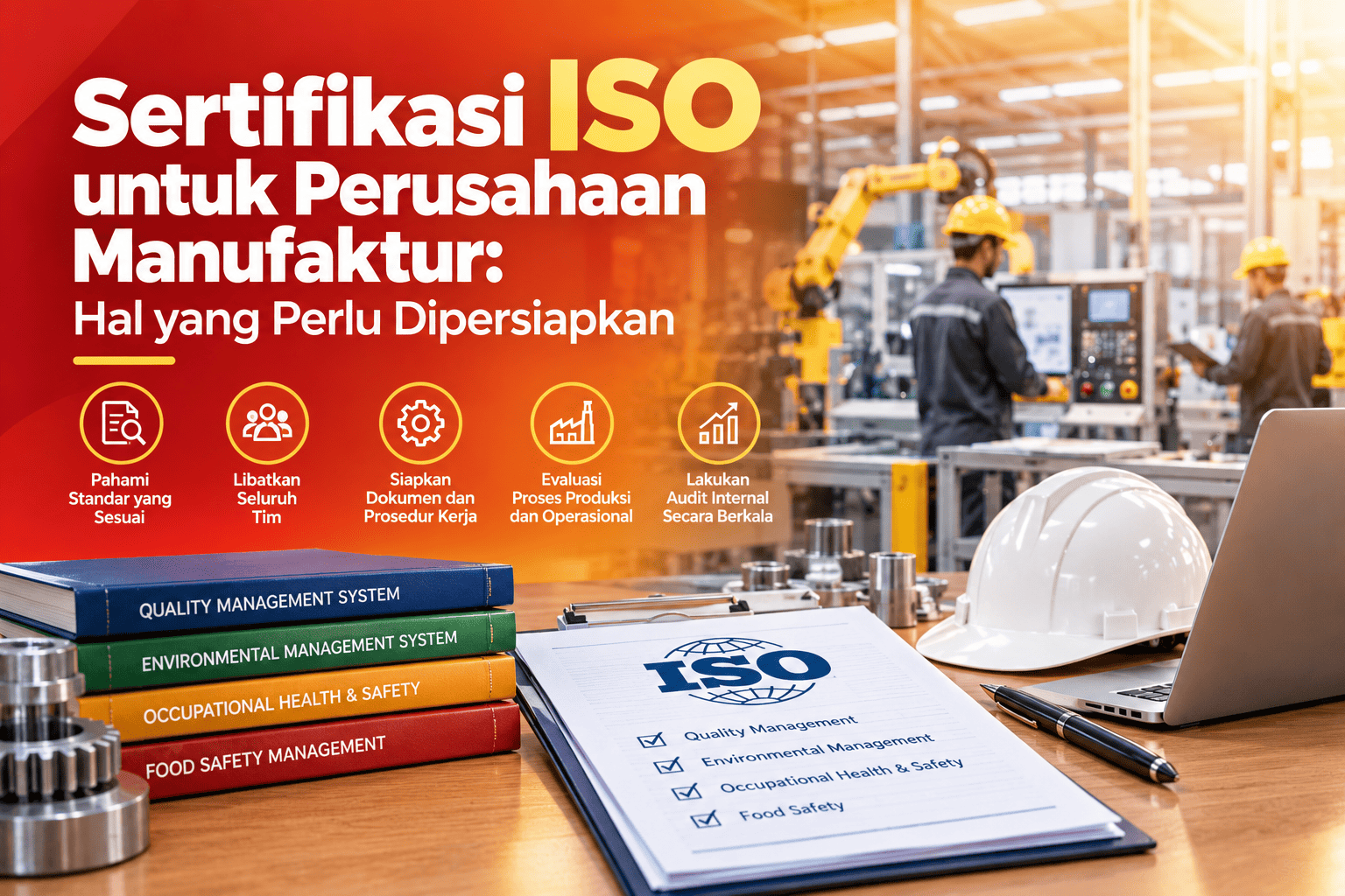 Sertifikasi ISO untuk Perusahaan Manufaktur: Hal yang Perlu Dipersiapkan