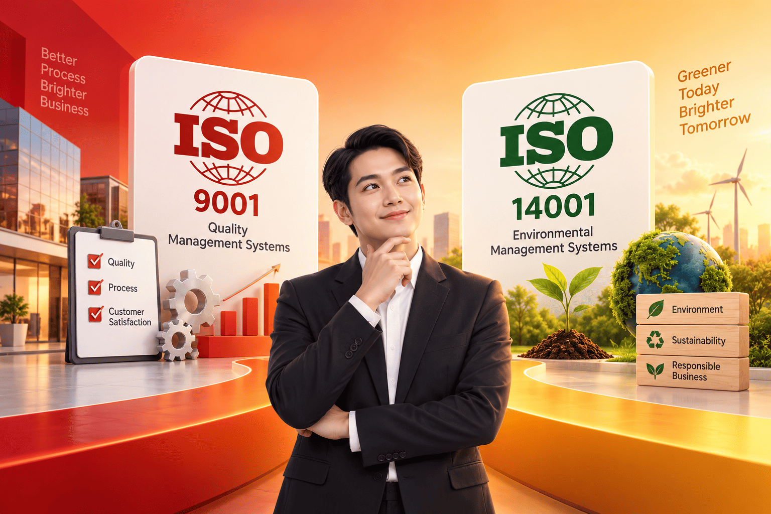ISO 9001 vs ISO 14001: Apa Bedanya dan Mana yang Lebih Dibutuhkan Perusahaan?